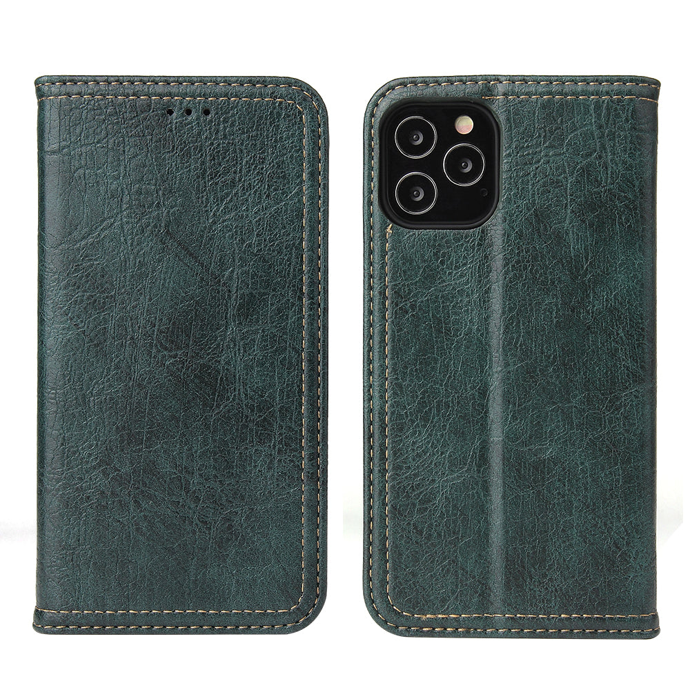 Artificial Tree Leather iPhone 12 Case Retro Wallet Stand Deluxe