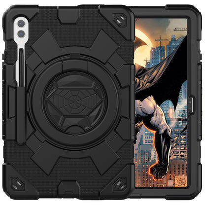 Spider-Man Galaxy Tab S9 FE+ Shockproof Case Ultimate Protection Rotating Stand