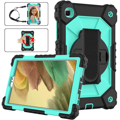 Rugged Rotating Galaxy Tab A7 Lite Shockproof Case Shoulder Strap Hand Holder