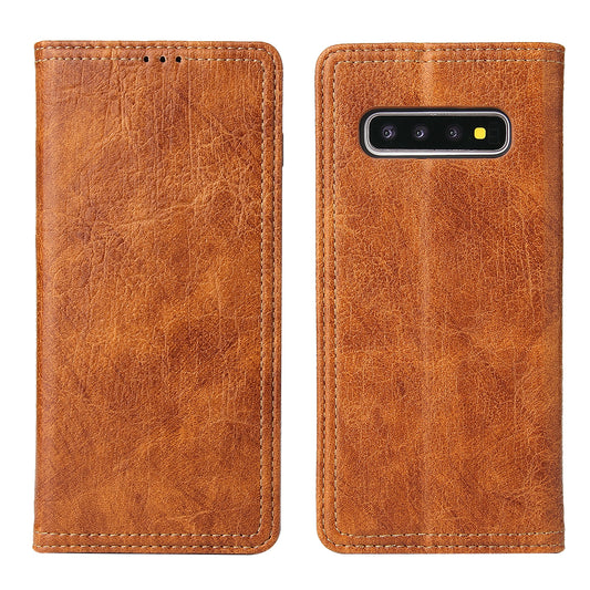 Artificial Tree Leather Galaxy S10e Case Retro Wallet Stand Deluxe