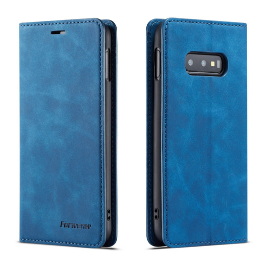 New Slim Galaxy S10e Leather Case Book Stand Wallet Magnetic