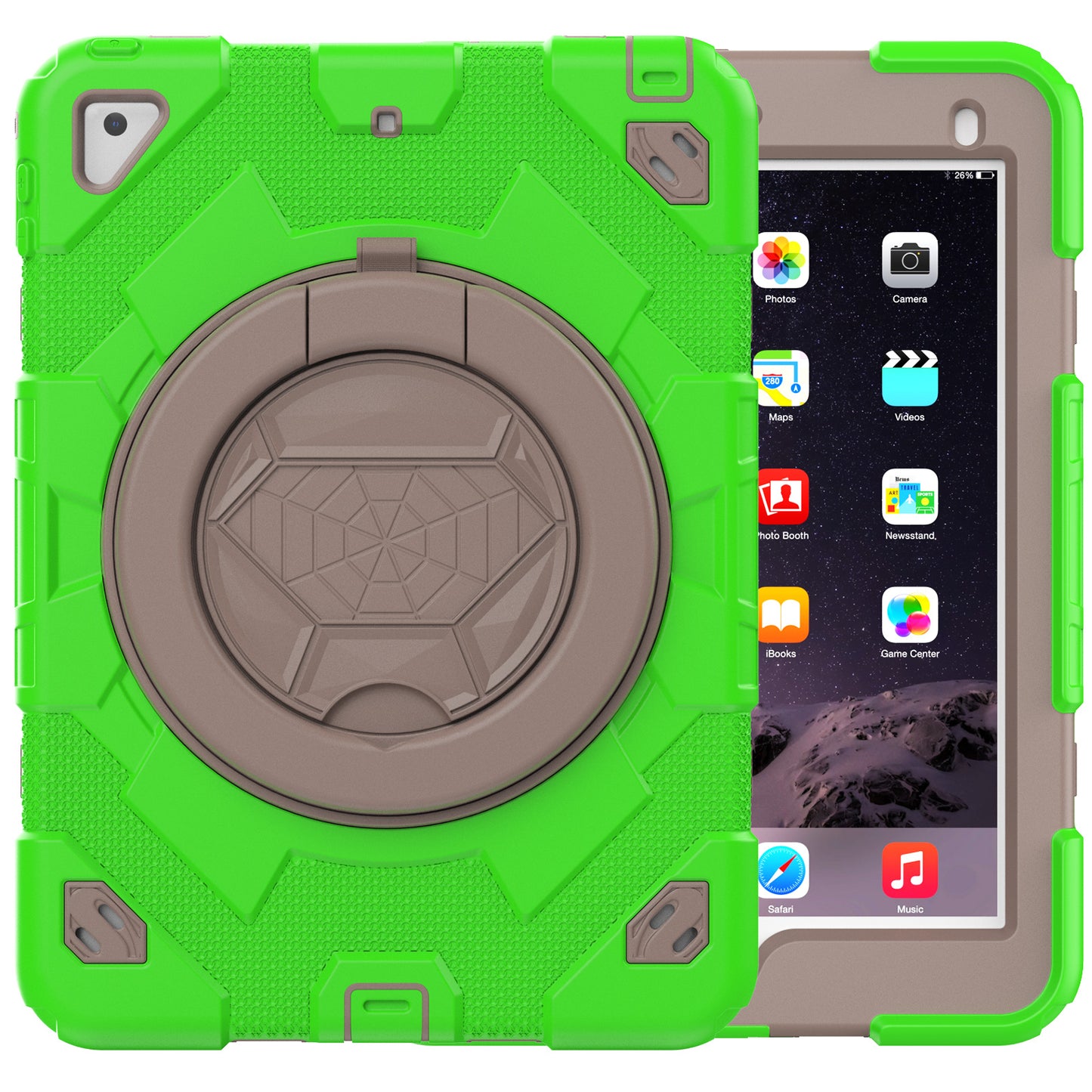 Spider-Man iPad Pro 9.7 Shockproof Case Ultimate Protection Rotating Handle Stand