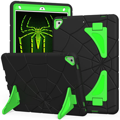 Spider Eye iPad 8 Shockproof Case Silicone PC Case Kids Safe Built-in Kickstand