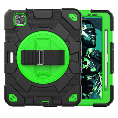 Spider Strap iPad Air 4 Shockproof Case 360 Rotatable Adjustable Hand Holder