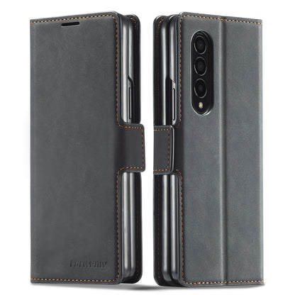 New Slim Galaxy Z Fold4 Leather Case Book Stand Wallet Magnetic