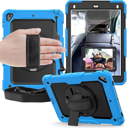 Tough Strap iPad Air 2 Shockproof Case Multi-functional Built-in Screen Protector