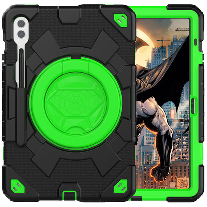 Spider-Man Galaxy Tab S9 FE+ Shockproof Case Ultimate Protection Rotating Stand