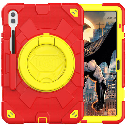 Spider-Man Galaxy Tab S8+ Shockproof Case Ultimate Protection Rotating Handle Stand