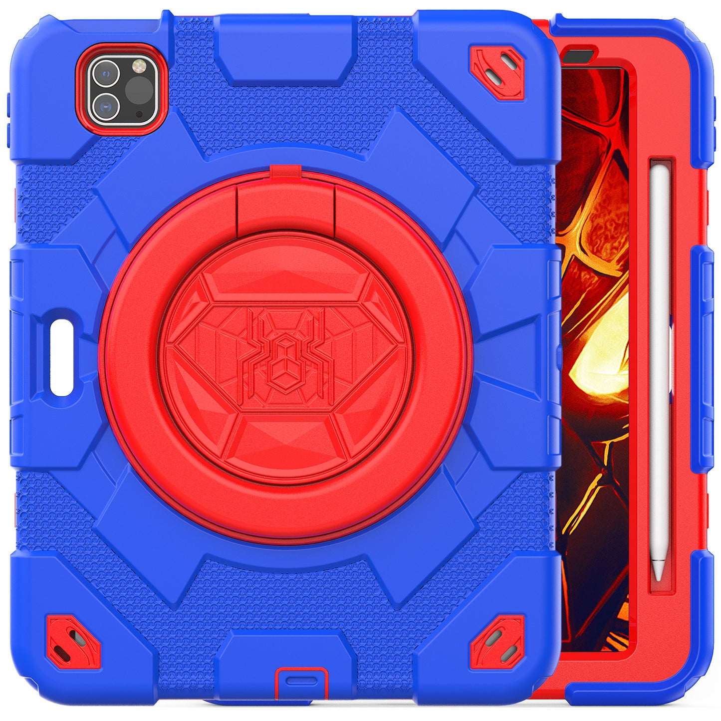 Spider-Man iPad Pro 11 (2020) Shockproof Case Ultimate Protection Rotating Stand