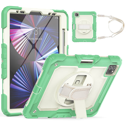 Tough Strap iPad Air 4 Shockproof Case Multi-functional Built-in Screen Protector