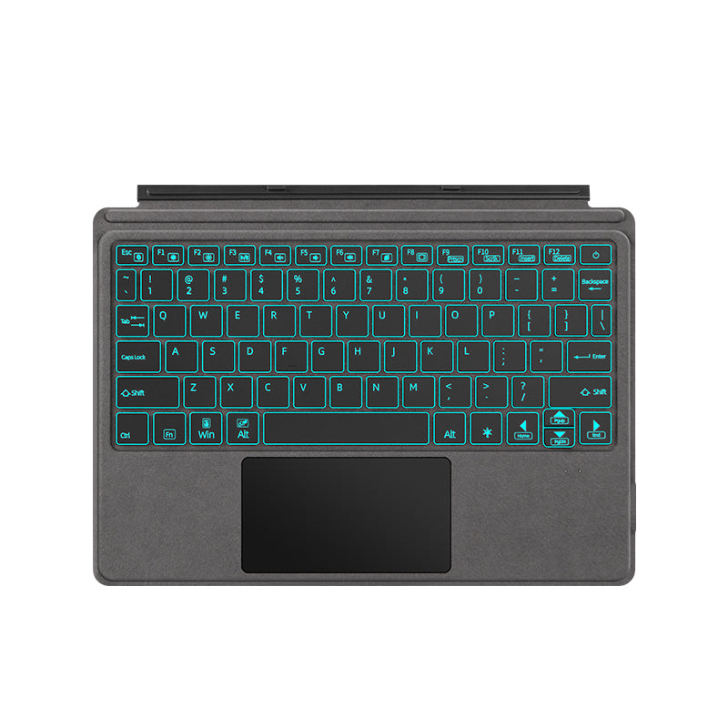 Magnetic Absorption Microsoft Surface Go 2 Keyboard with Backlit Slim Lightweight Portable