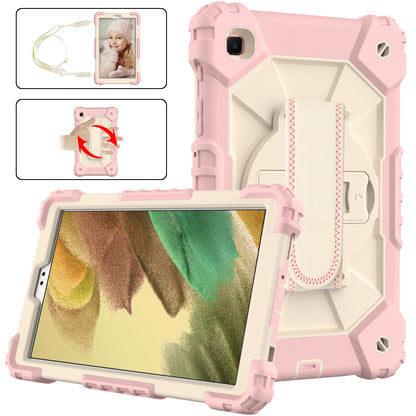 Rugged Rotating Galaxy Tab A7 Lite Shockproof Case Shoulder Strap Hand Holder