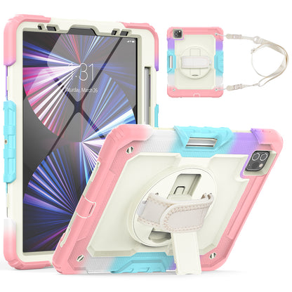 Tough Strap iPad Air 4 Shockproof Case Multi-functional Built-in Screen Protector