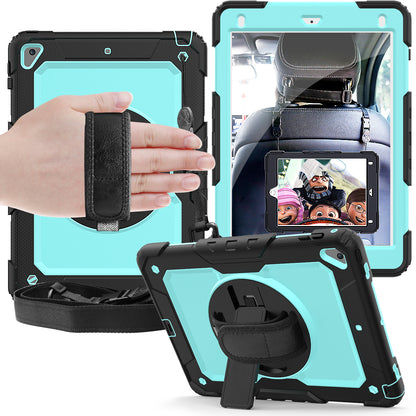 Tough Strap iPad Air 2 Shockproof Case Multi-functional Built-in Screen Protector