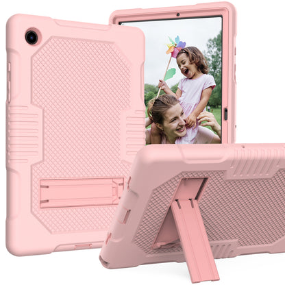 Hit Color Galaxy Tab A8 Shockproof Case Combo Silicone PC Rugged Stand