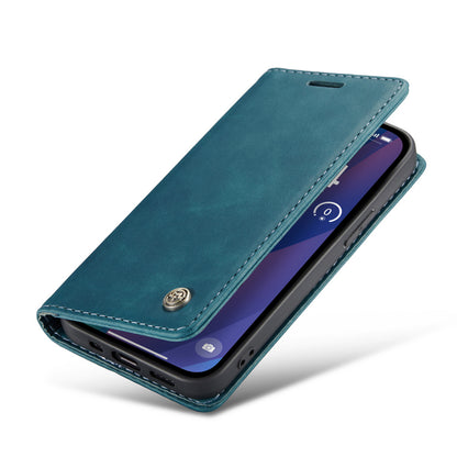 Book Classical iPhone 15 Plus Leather Case Retro Slim Wallet Stand