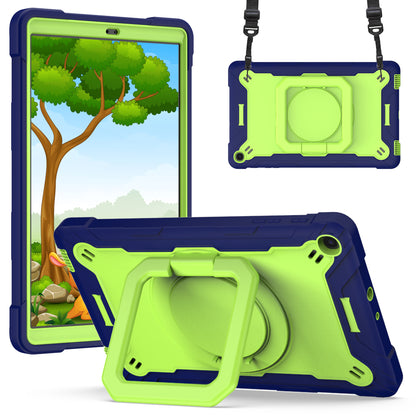 Hit-Color Hook Galaxy Tab A 10.1 (2019) Shockproof Case Rotating Stand Wristband