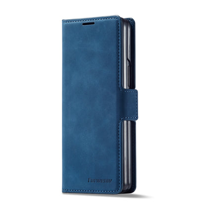 New Slim Galaxy Z Fold4 Leather Case Book Stand Wallet Magnetic