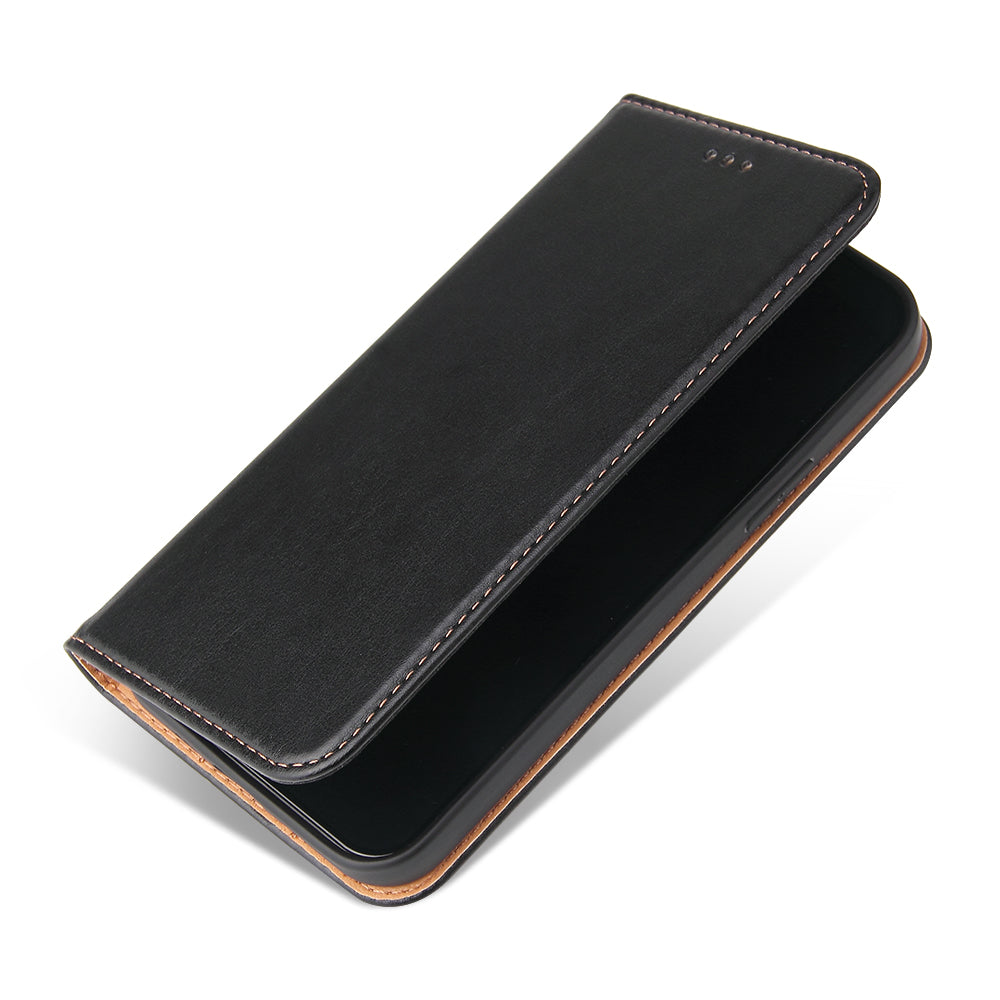 PU Leather iPhone 12 Pro Flip Case Wallet Stand Texture Deluxe