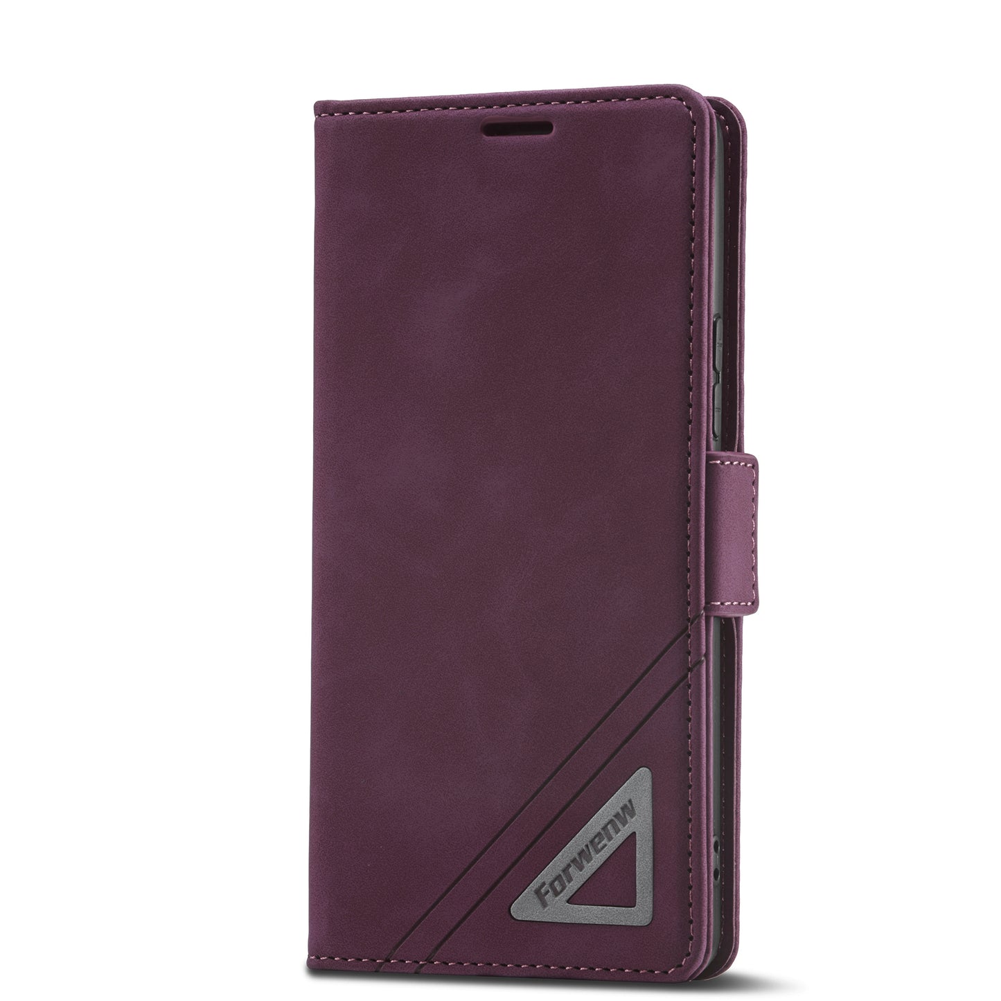 Tower Buckle Galaxy A23 Leather Case Frosted TPU Magnetic Wallet Stand