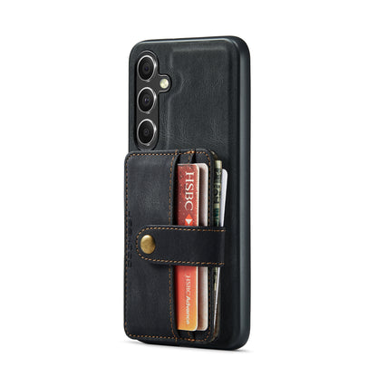 Magnetic Detachable Card Holder Galaxy S23 FE Leather Cover RFID Back Kickstand