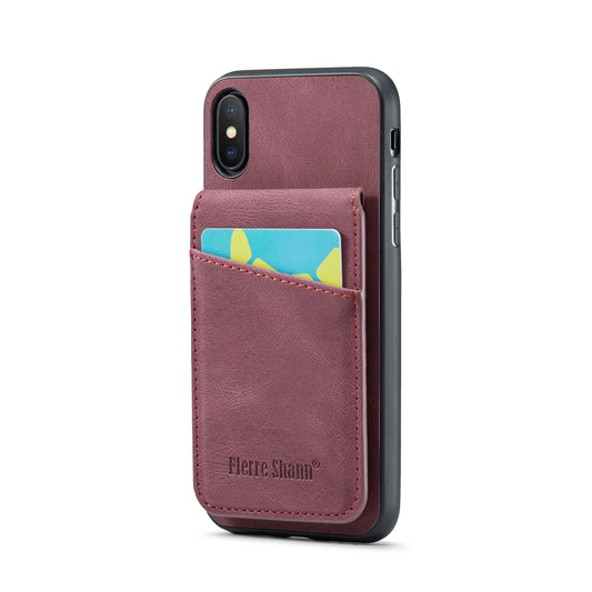 Paging Card Holder iPhone Xs Max Cover Study Kickstand Multifunction