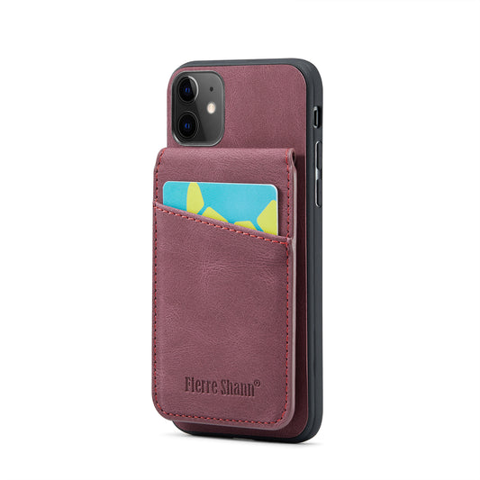 Paging Card Holder iPhone 11 Pro Max Cover Study Kickstand Multifunction