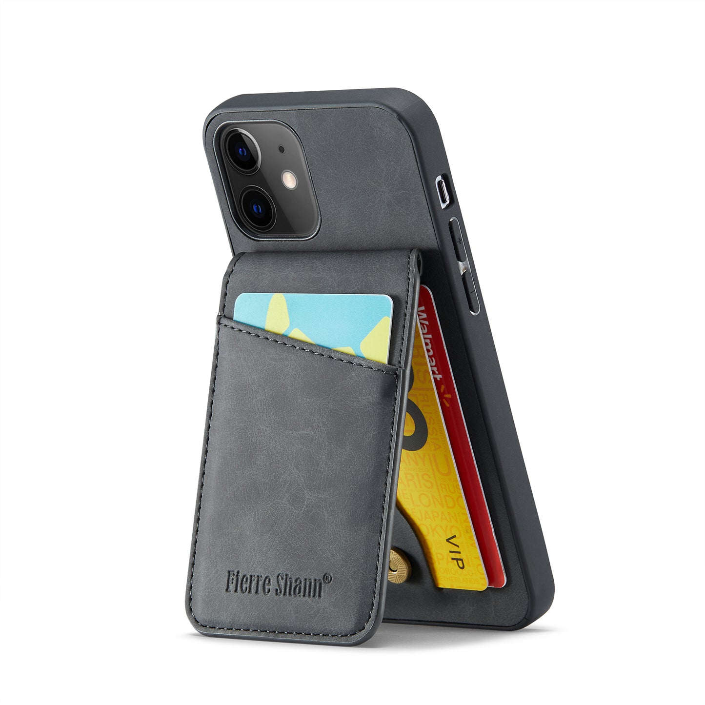 Paging Card Holder iPhone 12 Pro Max Cover Study Kickstand Multifunction