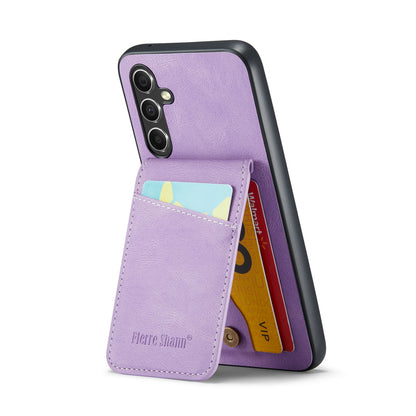 Paging Card Holder Galaxy A34 Cover Study Kickstand Multifunction