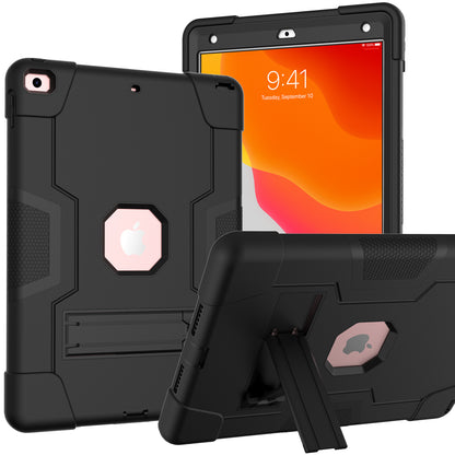 Contrast Armor iPad 9 Shockproof Case Silicone PC Full Protection Tri-layer Stand