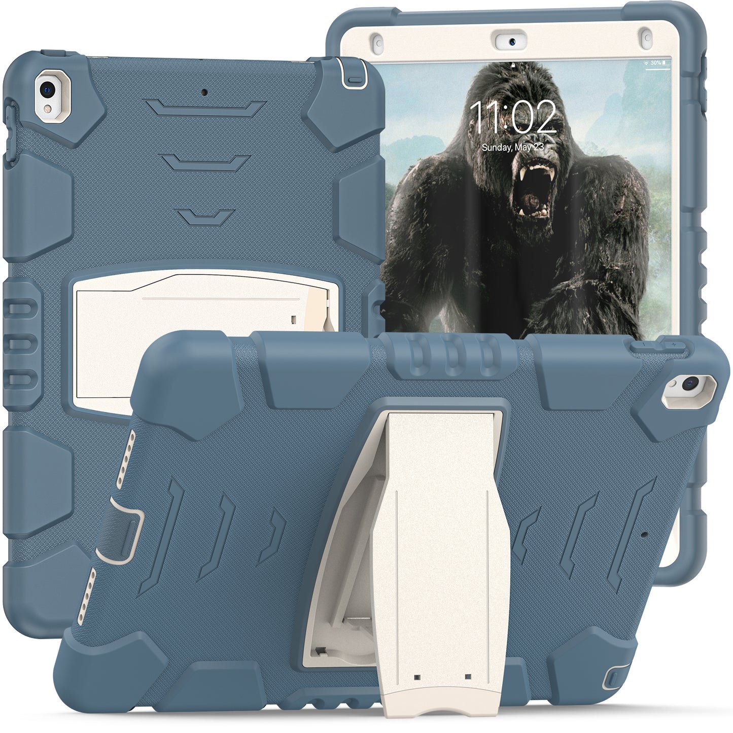 Gorilla King Kong iPad Air 3 Case Full Body Triple Protection Folding Stand