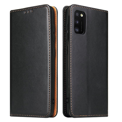 PU Leather Galaxy A41 Flip Case Wallet Stand Texture Deluxe