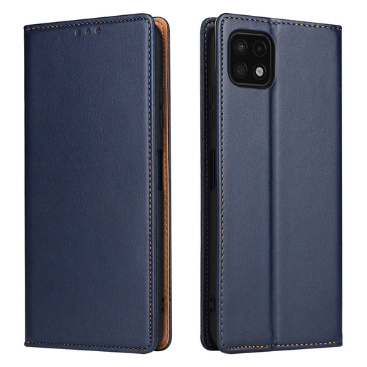 PU Leather Galaxy A22s Flip Case Wallet Stand Texture Deluxe