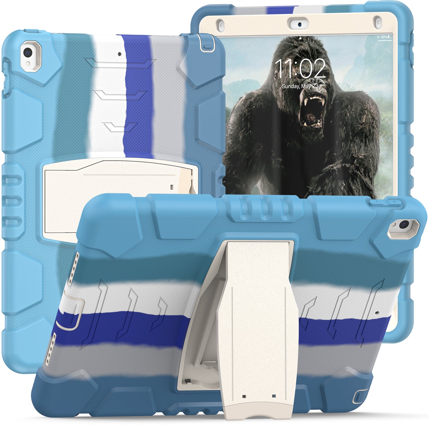 Gorilla King Kong iPad Air 3 Case Full Body Triple Protection Folding Stand