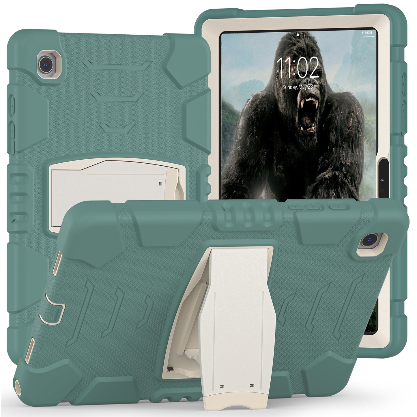 Gorilla King Kong Galaxy Tab A8 Case Full Body Triple Protection Folding Stand