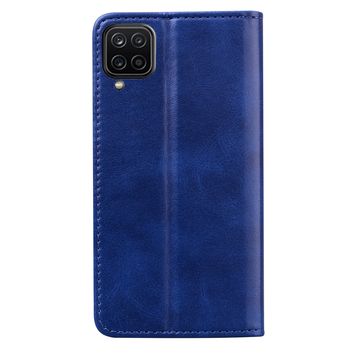 Business Stitching Galaxy A22e Leather Case Homochromatic Retro Wallet Stand