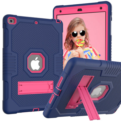 Hit Color iPad 8 Shockproof Case Combo Silicone PC Rugged Stand