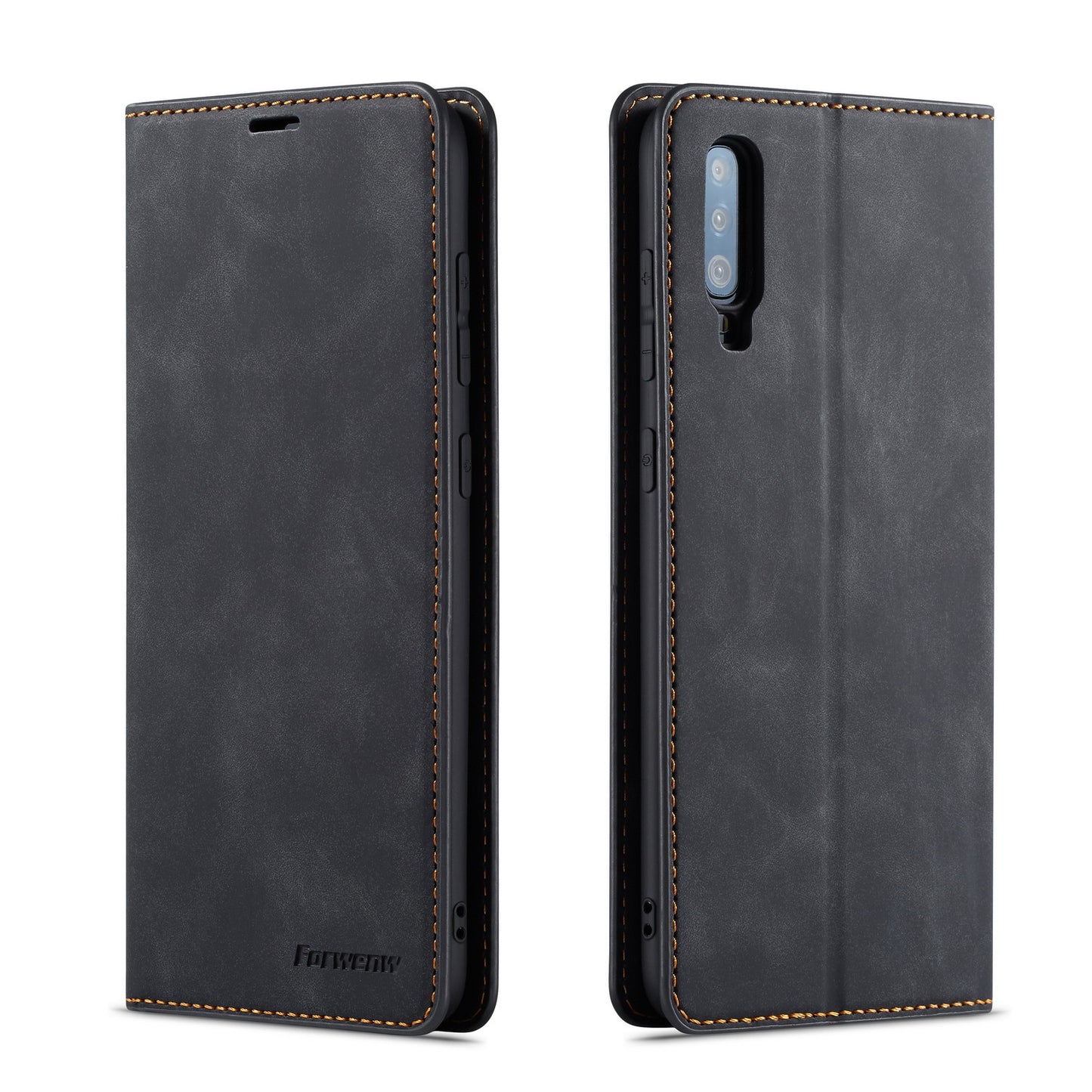 New Slim Galaxy A70 Leather Case Book Stand Wallet Magnetic