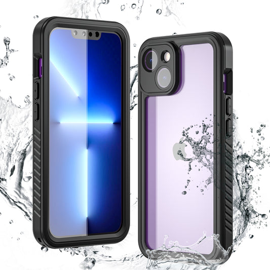 Twill Swimming IP68 iPhone 14 Waterproof Case Bumper Combo Armor Protection