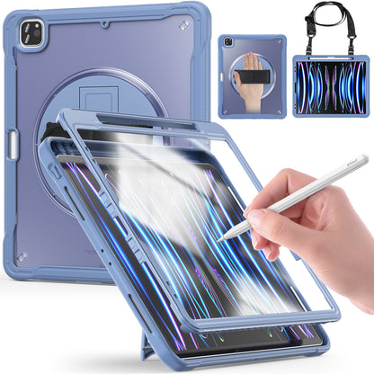 Popeye iPad Pro 12.9 (2020) Case Matte Frosted 360 Rotating Hand Shoulder Strap Unique