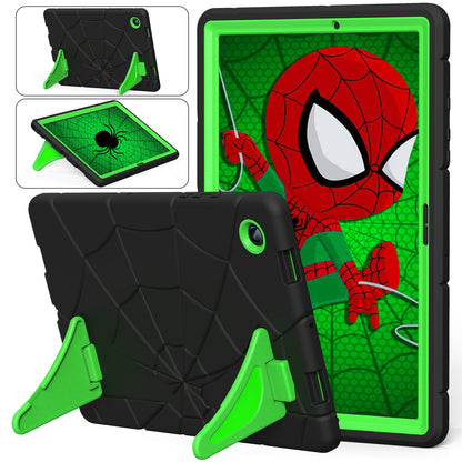 Spider Eye Galaxy Tab A8 Shockproof Case Silicone PC Case Kids Built-in Kickstand