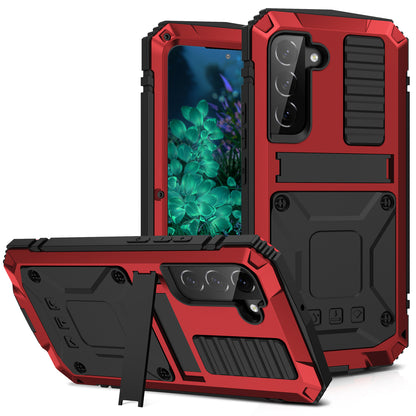 Metal Vajra Galaxy S23+ Case Shockproof Stand Strap Outdoor Sports Full Protection