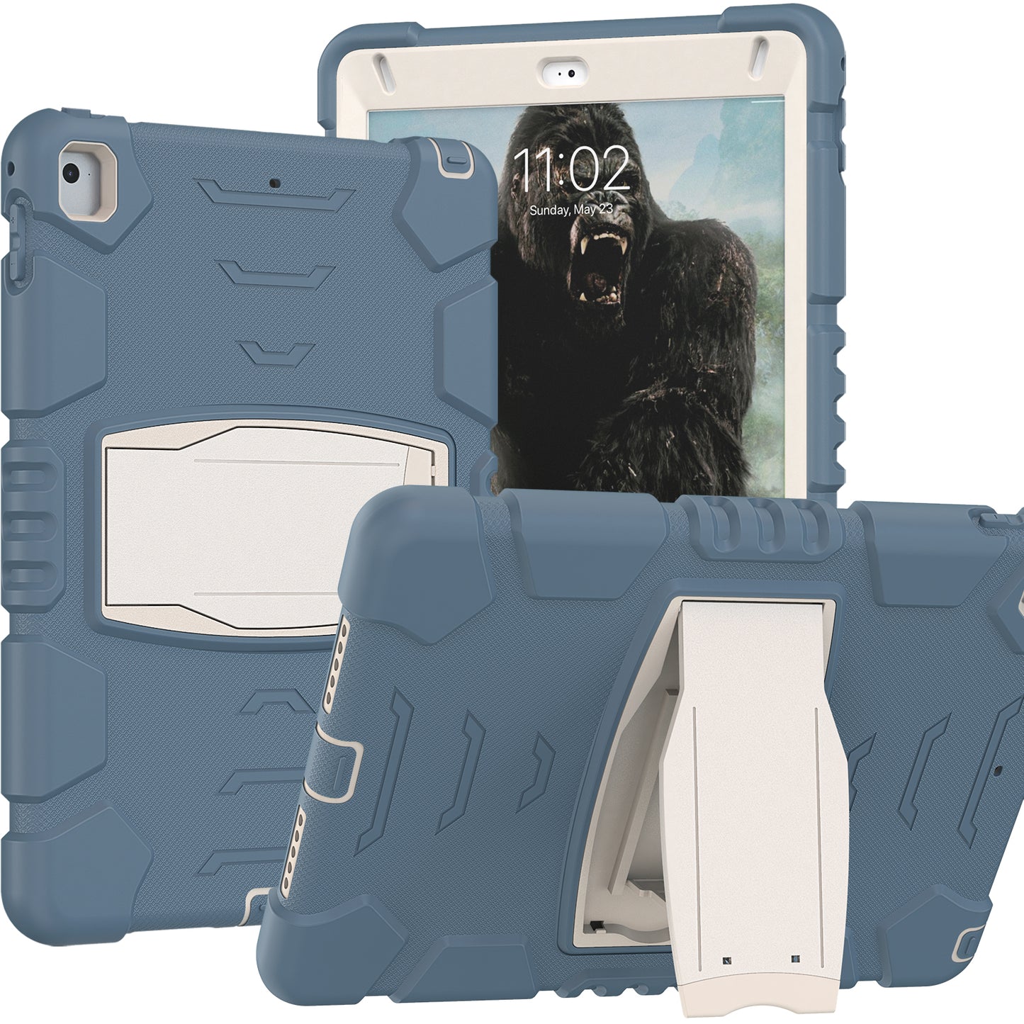 Gorilla King Kong iPad 5 Case Full Body Triple Protection Folding Stand