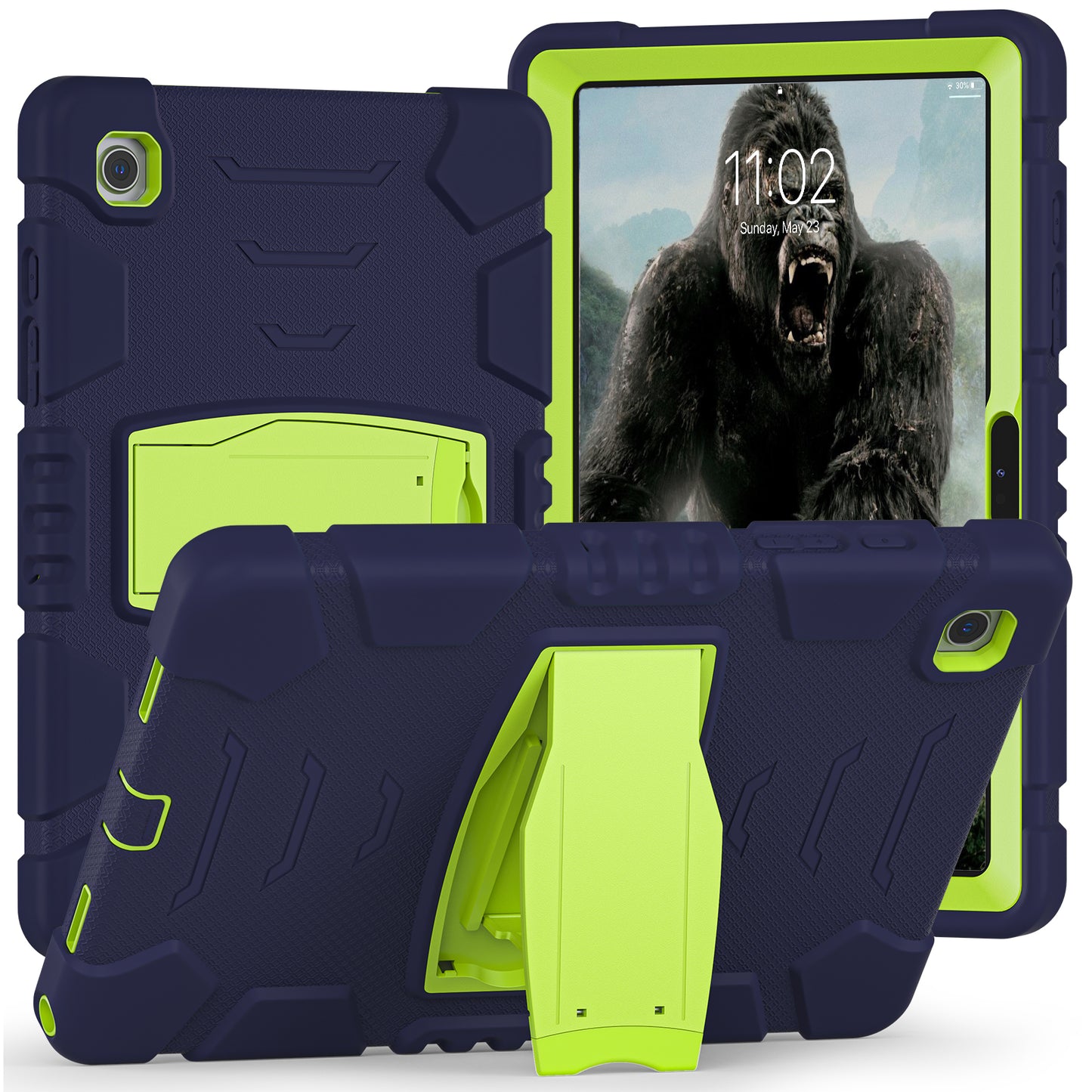 Gorilla King Kong Galaxy Tab A8 Case Full Body Triple Protection Folding Stand