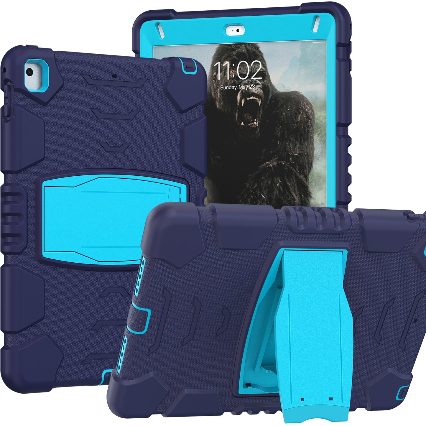 Gorilla King Kong iPad 5 Case Full Body Triple Protection Folding Stand