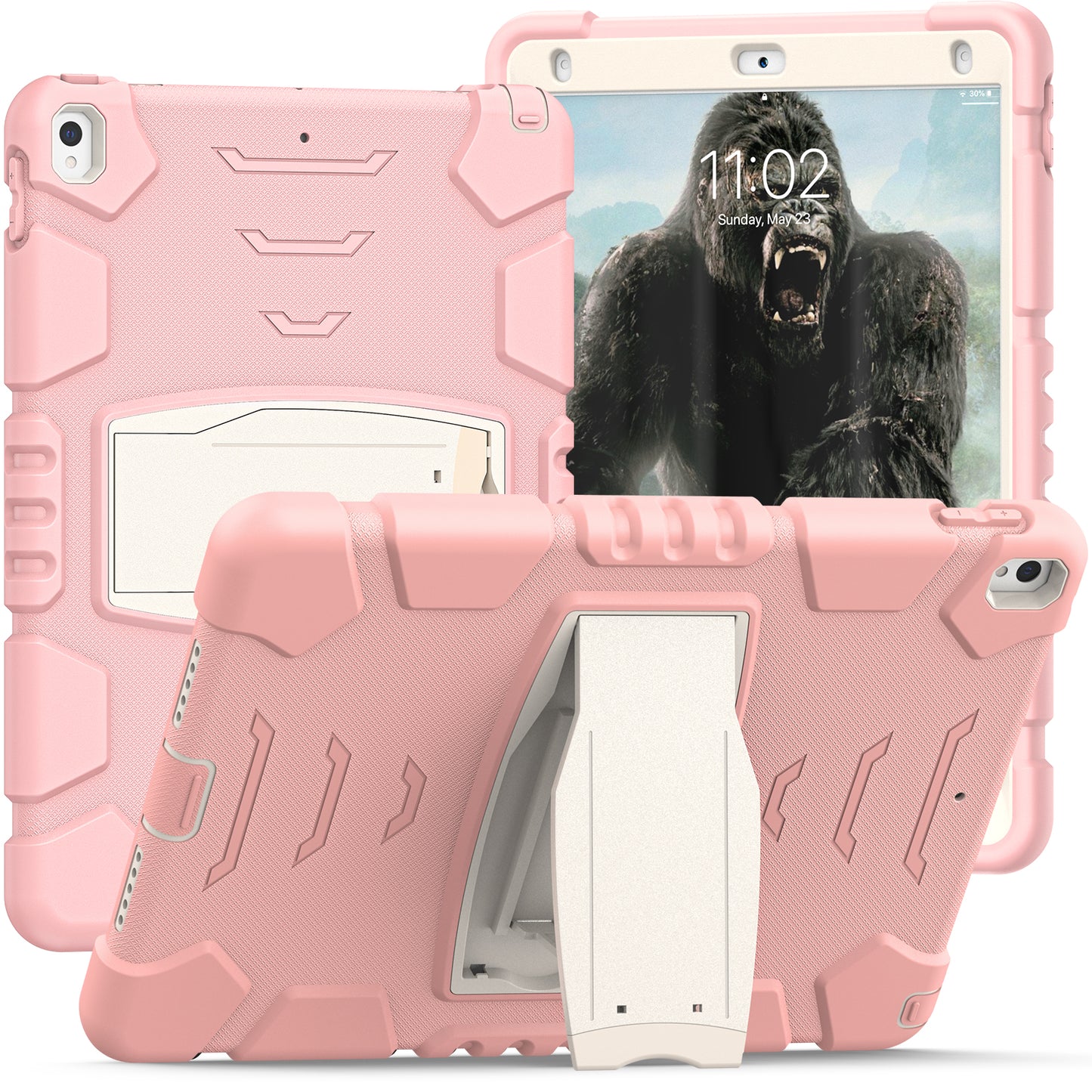 Gorilla King Kong iPad Air 3 Case Full Body Triple Protection Folding Stand