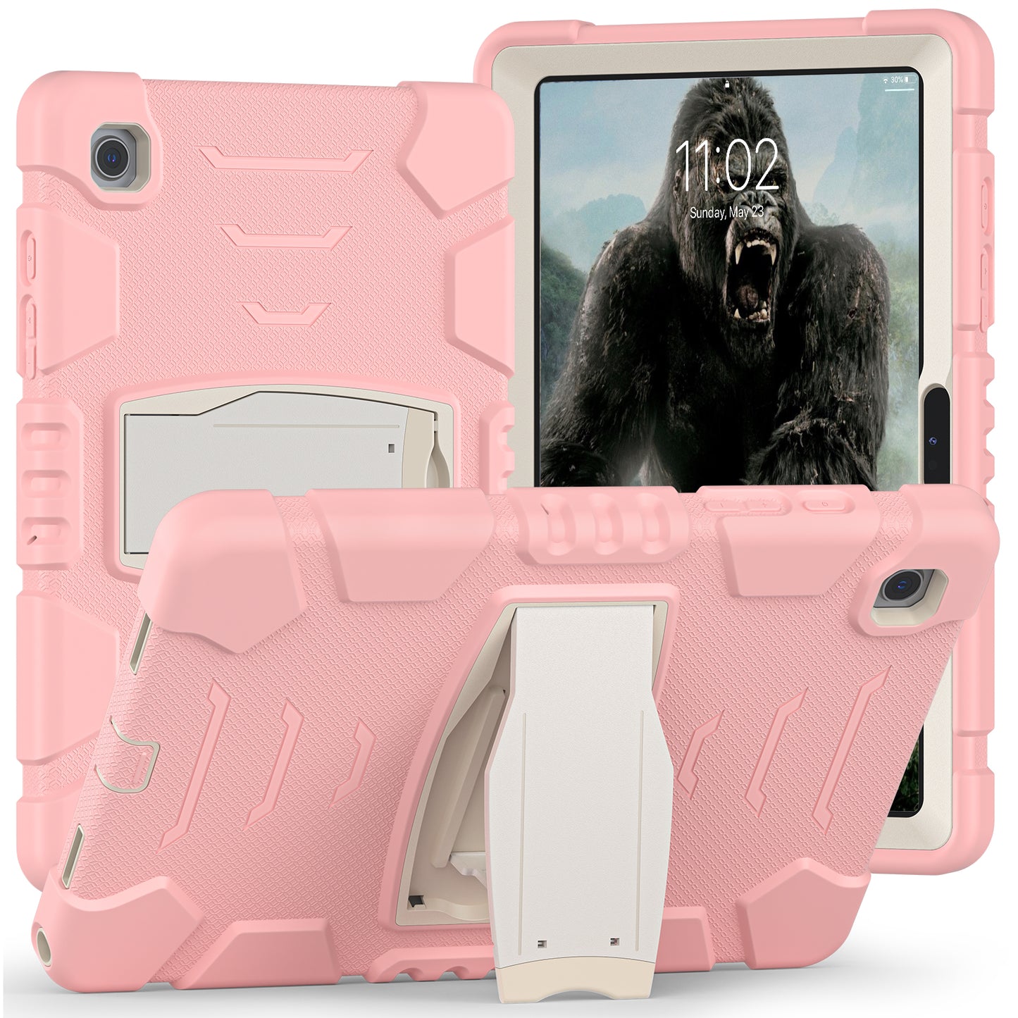 Gorilla King Kong Galaxy Tab A8 Case Full Body Triple Protection Folding Stand