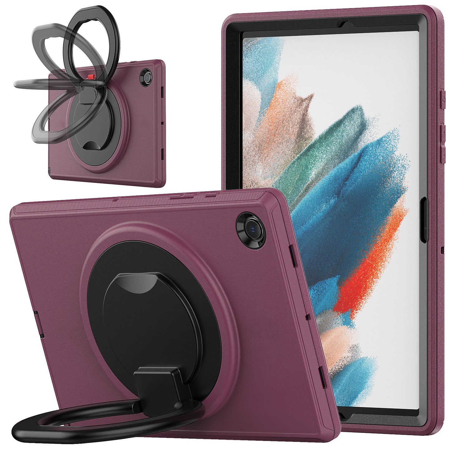 Coolinan Handle Grip Galaxy Tab A8 Shockproof Case Enhanced All-round Protection