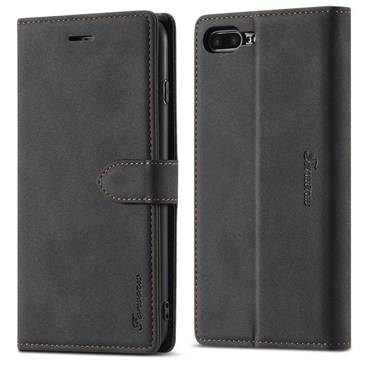 Gentry Slim iPhone 8 Plus Leather Case Book Stand Wallet Buckle