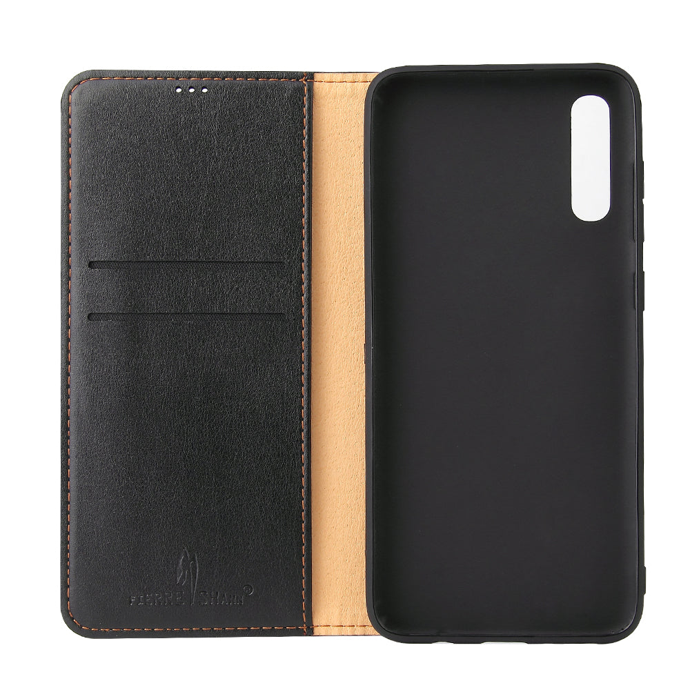 PU Leather Galaxy A70 Flip Case Wallet Stand Texture Deluxe